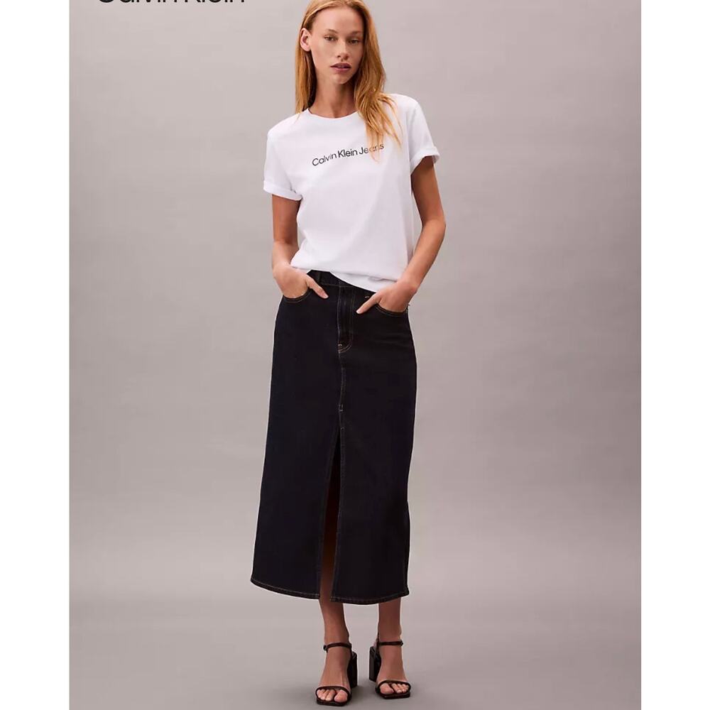 CK Denim Maxi Skirt